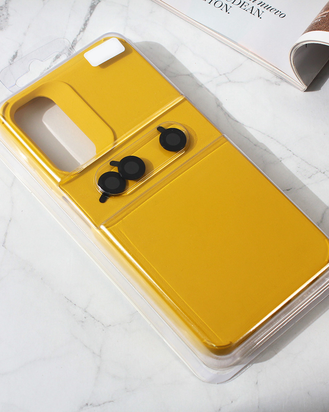 Torbica Colorful and Camera glass za Samsung A245F Galaxy A24 4G zuta