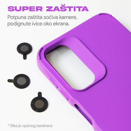 Torbica Colorful and Camera glass za Samsung A245F Galaxy A24 4G zuta