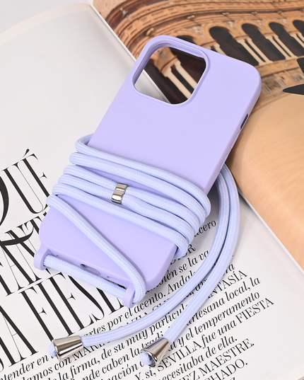 Torbica Crossbody za iPhone 13 Pro 6.1 ljubicasta