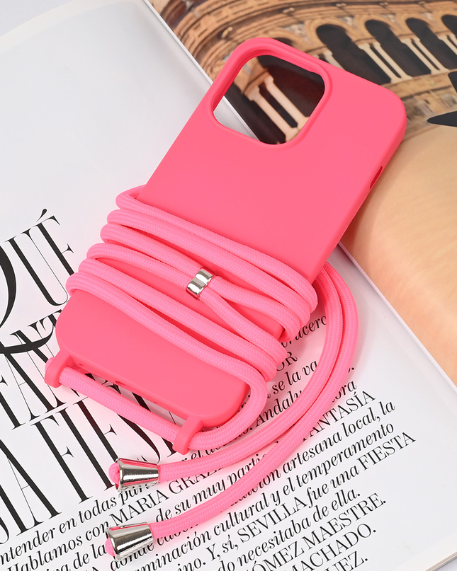 Torbica Crossbody za iPhone 13 Pro 6.1 pink