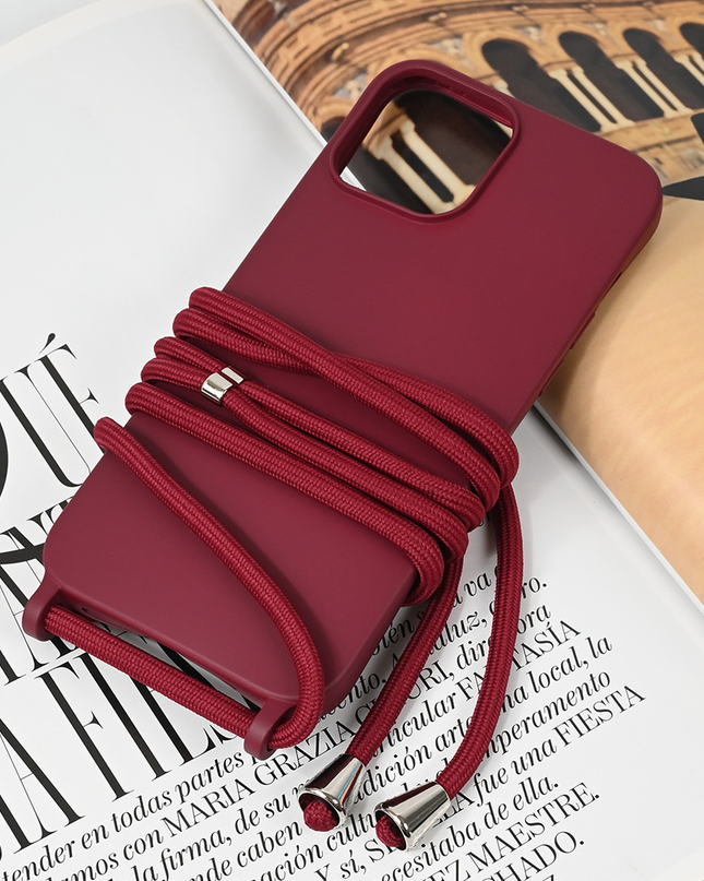Torbica Crossbody za iPhone 13 Pro Max 6.7 bordo