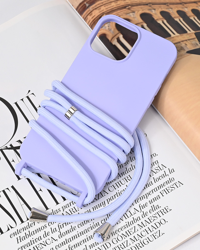 Torbica Crossbody za iPhone 13 Pro Max 6.7 ljubicasta