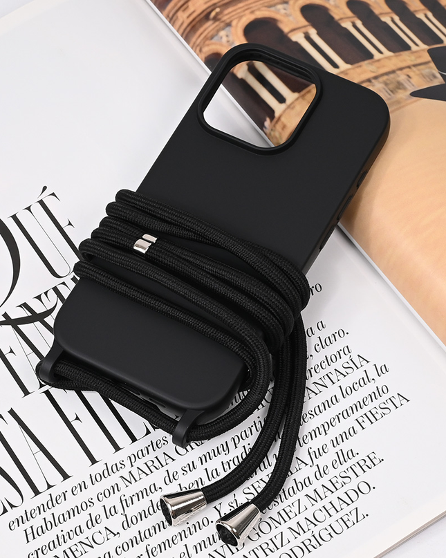 Torbica Crossbody za iPhone 16 Pro 6.3 crna