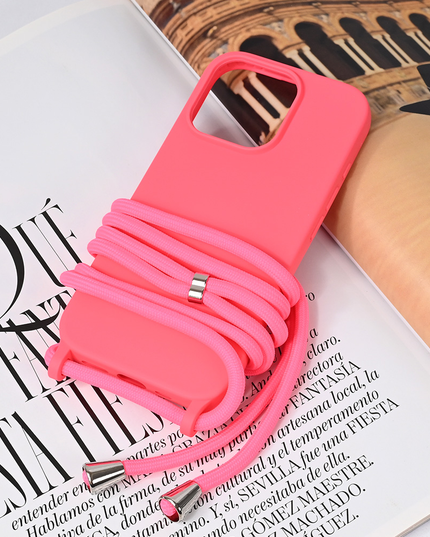 Torbica Crossbody za iPhone 16 Pro 6.3 pink