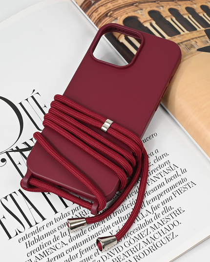 Torbica Crossbody za iPhone 16 Pro Max 6.9 bordo