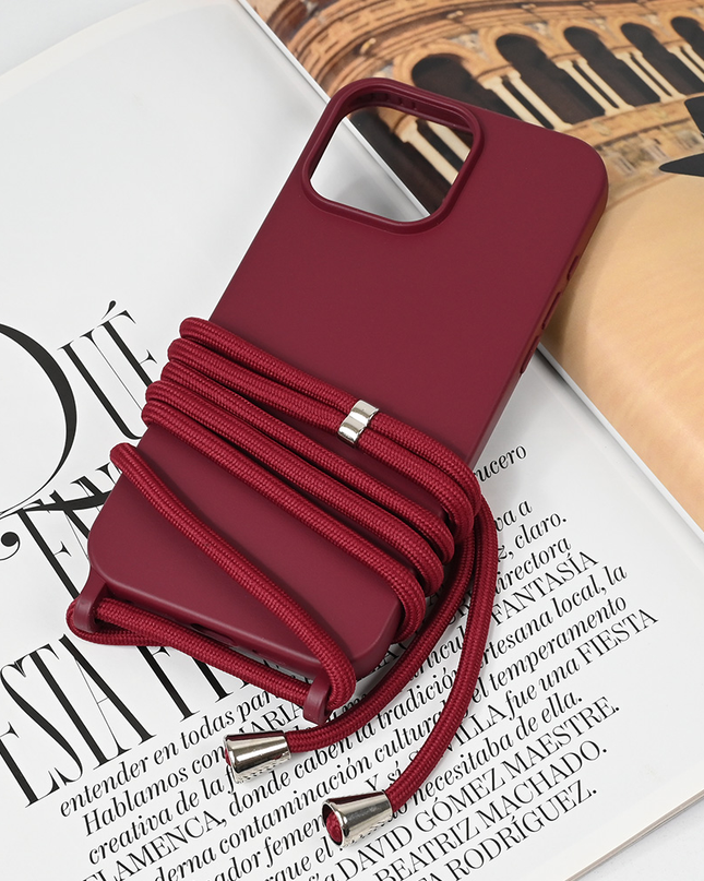 Torbica Crossbody za iPhone 16 Pro Max 6.9 bordo