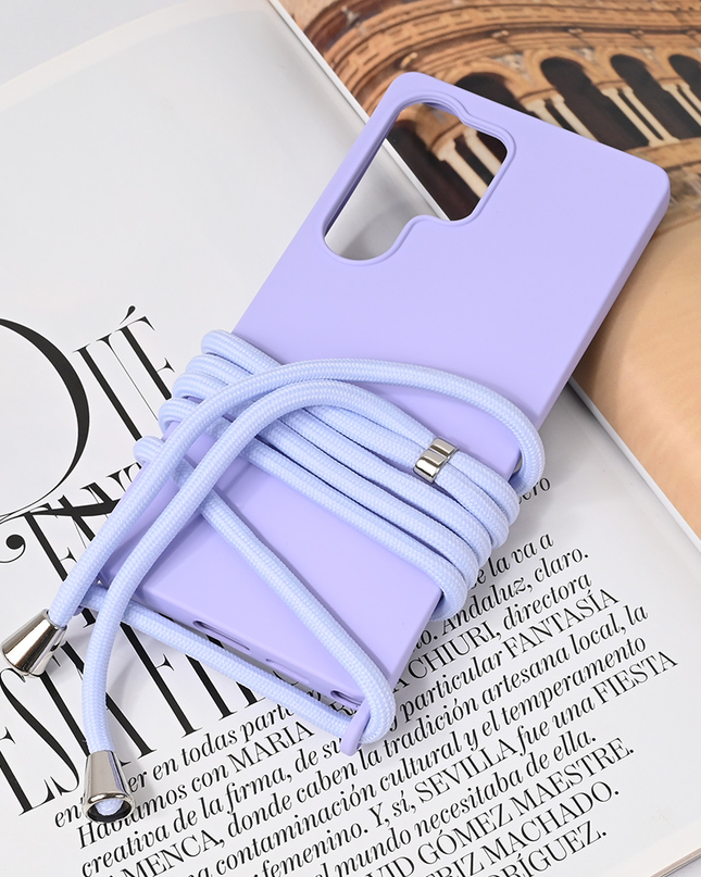 Torbica Crossbody za Samsung S938B Galaxy S25 Ultra ljubicasta