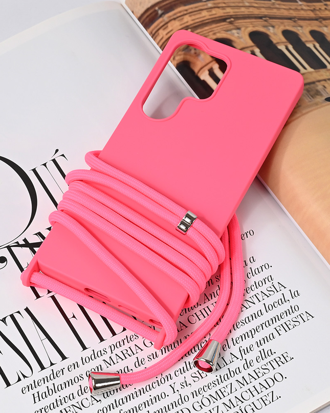 Torbica Crossbody za Samsung S938B Galaxy S25 Ultra pink