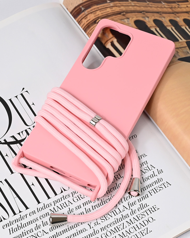 Torbica Crossbody za Samsung S938B Galaxy S25 Ultra roze