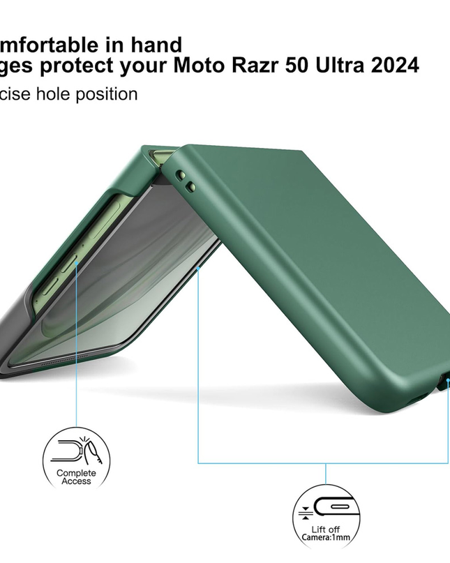 Torbica Flip za Motorola Razr 50 Ultra crna