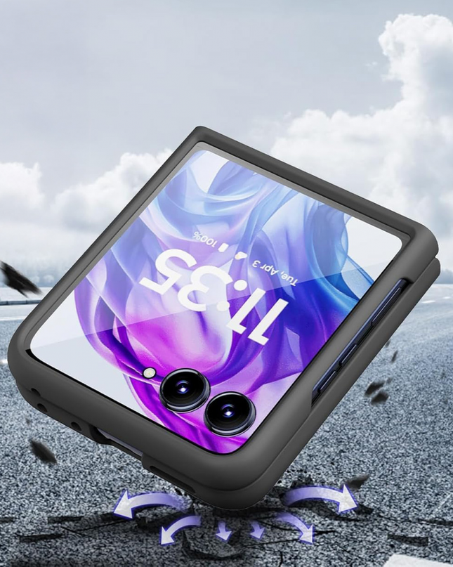 Torbica Flip za Motorola Razr 50 Ultra crna