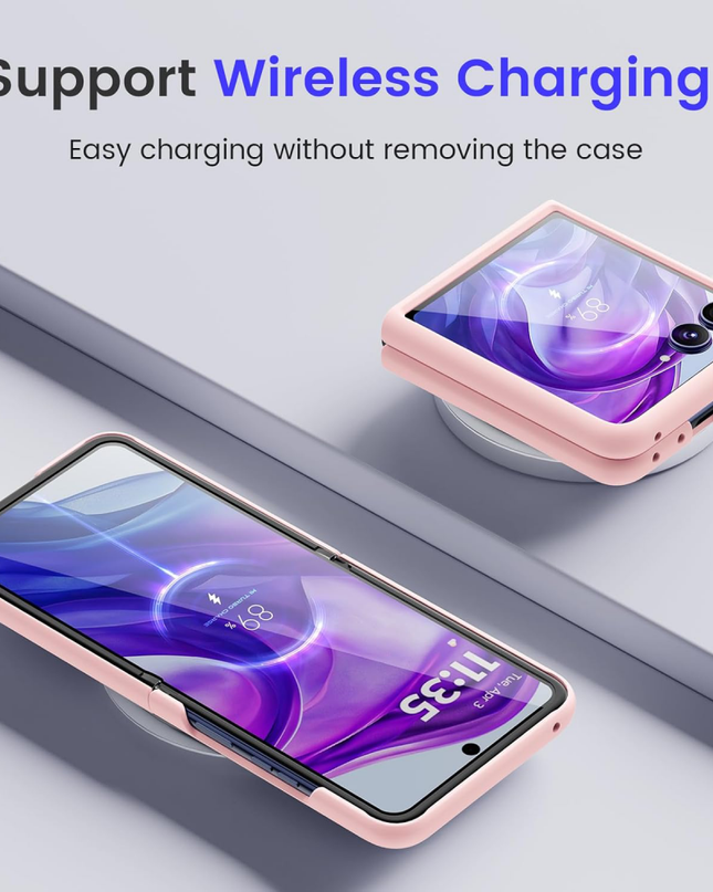 Torbica Flip za Motorola Razr 50 Ultra ljubicasta