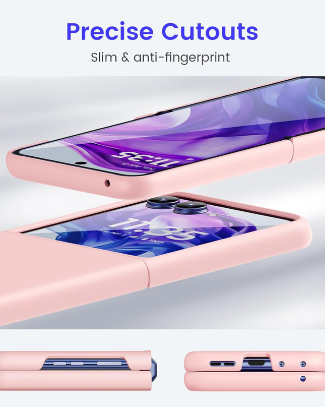 Torbica Flip za Motorola Razr 50 Ultra roze