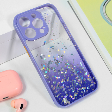 Torbica Frame Glitter za iPhone 14 Pro Max 6.7  ljubicasta
