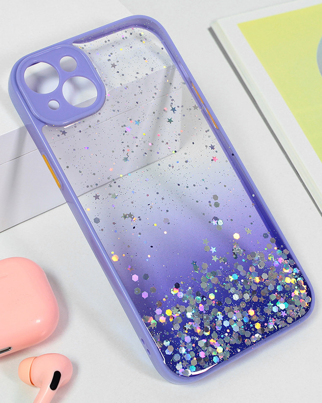 Torbica Frame Glitter za iPhone 15 Plus 6.7