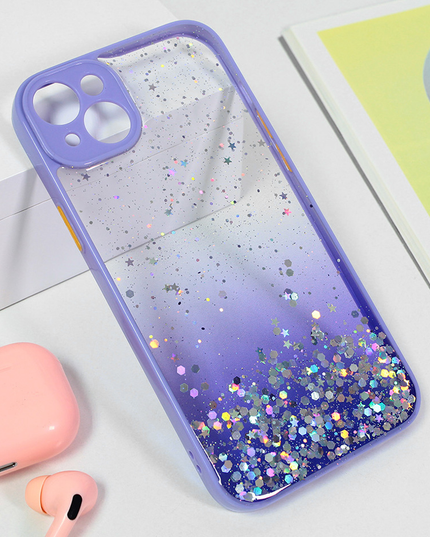 Torbica Frame Glitter za iPhone 15 Plus 6.7