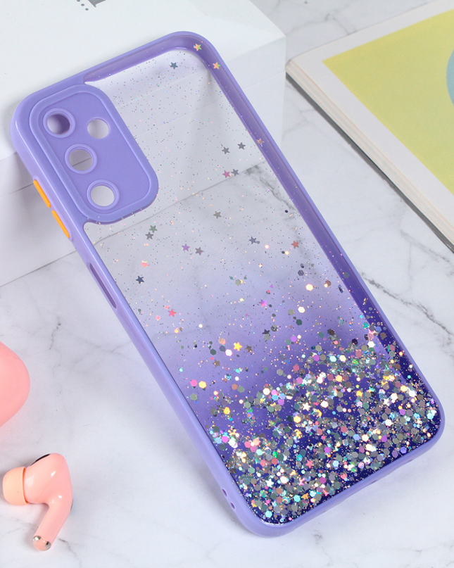 Torbica Frame Glitter za Samsung A145R/A146B Galaxy A14 4G/5G ljubicasta
