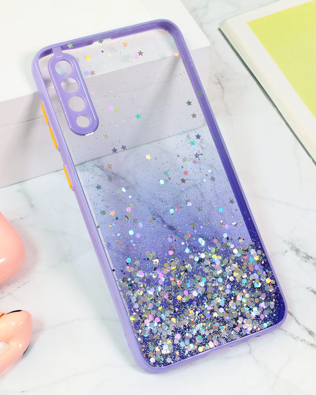 Torbica Frame Glitter za Samsung A307F/A505F/A507F Galaxy A30s/A50/A50s ljubicasta
