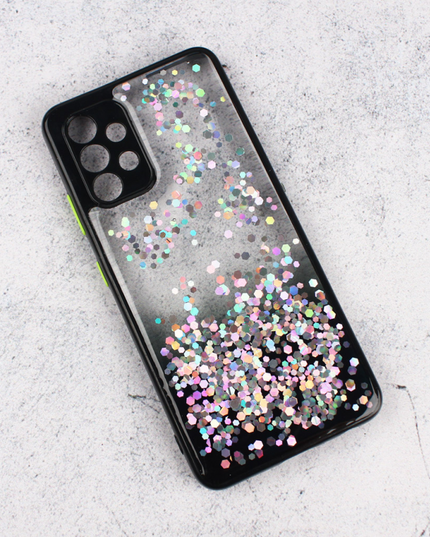 Maska Frame Glitter za Samsung A325F Galaxy A32 4G (EU) crna