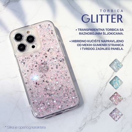 Torbica Glitter za iPhone 15 Pro Max 6.7