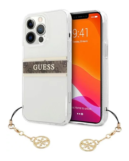 Torbica Guess 4G Stripe Charm za iPhone 13 Pro Max 6.7  (GUHCP13XKB4GBR)