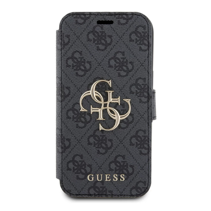 Torbica Guess Bk Pu leather 4G Metal Logo za iPhone 15 6.1  (GUBKP15S4GMGGR)