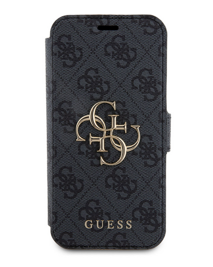 Torbica Guess Bk Pu leather 4G Metal Logo za iPhone 15 Pro 6.1  (GUBKP15L4GMGGR)