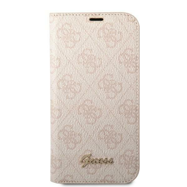 Torbica Guess BT PC/TPU 4G PU Script Metal za iPhone 14 Pro 6.1 (GUBKP14LHG4SHP)