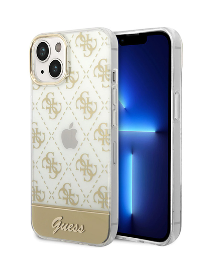 Torbica Guess Hc 4G Electro Script za iPhone 14 6.1  (GUHCP14SHG4MHG)