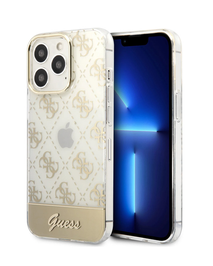 Torbica Guess Hc 4G Electro Script za iPhone 14 Pro 6.1  (GUHCP14LHG4MHG)