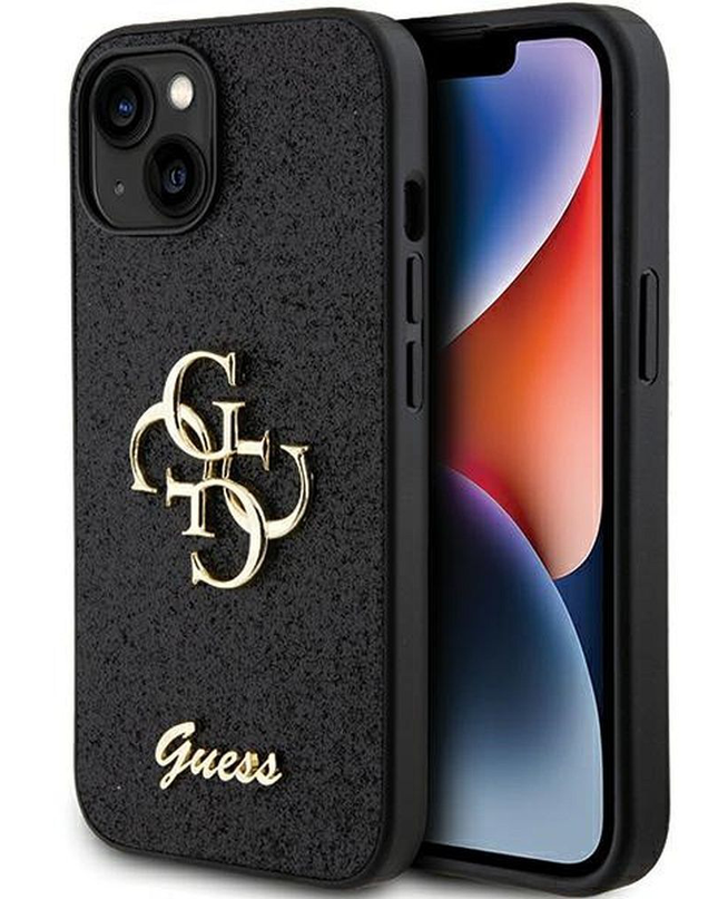 Torbica Guess Hc Fixed Glitter 4G Big Metal Logo za iPhone 15 6.1  (GUHCP15SHG4SGK)