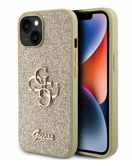 Torbica Guess Hc Fixed Glitter 4G Big Metal Logo za iPhone 15 6.1  (GUHCP15SHG4SGD)