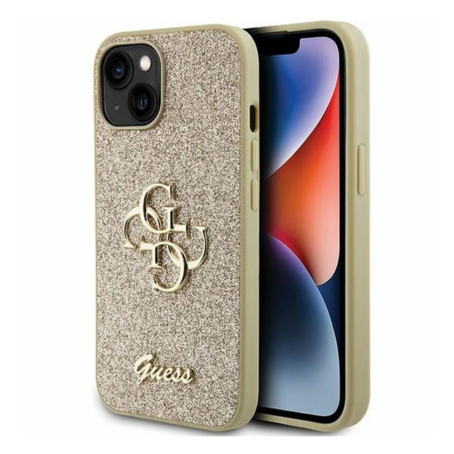 Torbica Guess Hc Fixed Glitter 4G Big Metal Logo za iPhone 15 6.1  (GUHCP15SHG4SGD)