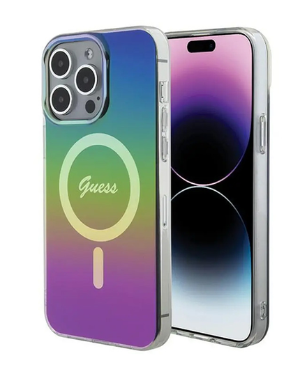 Torbica Guess Hc IML Magsafe Iridescent za iPhone 15 Pro 6.1  (GUHMP15LHITSK)