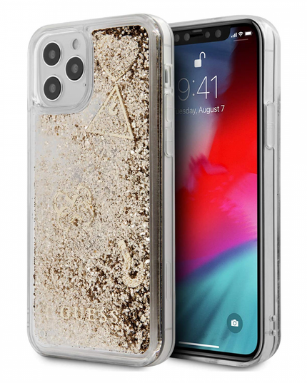 Torbica Guess Hc Liquid Glitter Charms za iPhone 12/12 Pro 6.1  (GUHCP12MGLHFLGO)