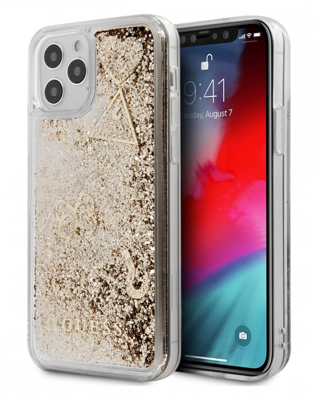 Torbica Guess Hc Liquid Glitter Charms za iPhone 12/12 Pro 6.1  (GUHCP12MGLHFLGO)