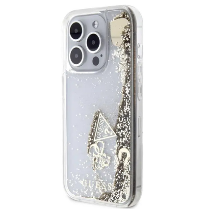 Torbica Guess Hc Liquid Glitter Charms za iPhone 15 Pro 6.1  (GUHCP15LGLHFLGO)