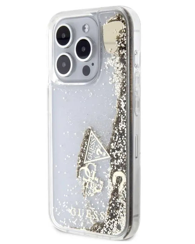 Torbica Guess Hc Liquid Glitter Charms za iPhone 15 Pro 6.1  (GUHCP15LGLHFLGO)