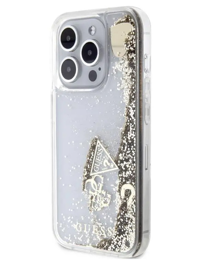 Torbica Guess Hc Liquid Glitter Charms za iPhone 15 Pro 6.1  (GUHCP15LGLHFLGO)