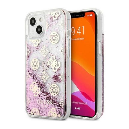 Torbica Guess Hc Liquid Glitter Peony za iPhone 13 6.1  (GUHCP13MLGPEPI)