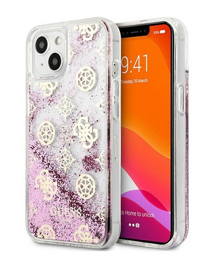 Torbica Guess Hc Liquid Glitter Peony za iPhone 13 6.1  (GUHCP13MLGPEPI)