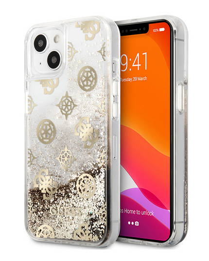 Torbica Guess Hc Liquid Glitter Peony za iPhone 13 6.1  (GUHCP13MLGPEGO)