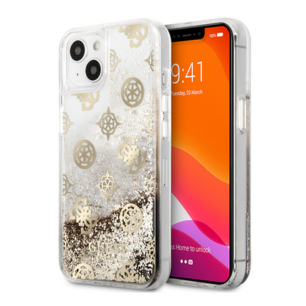 Torbica Guess Hc Liquid Glitter Peony za iPhone 13 6.1  (GUHCP13MLGPEGO)