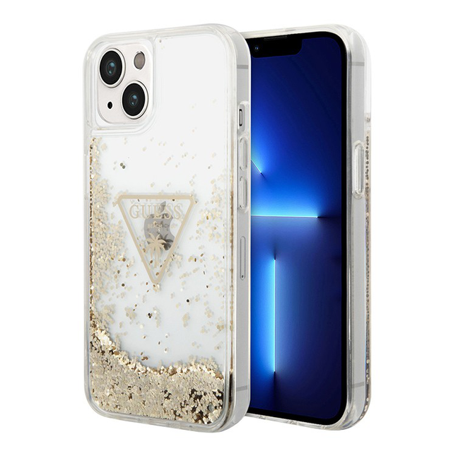 Torbica Guess Hc Liquid Glitter Triangle za iPhone 14  Plus 6.7  (GUHCP14MLFCTPT)
