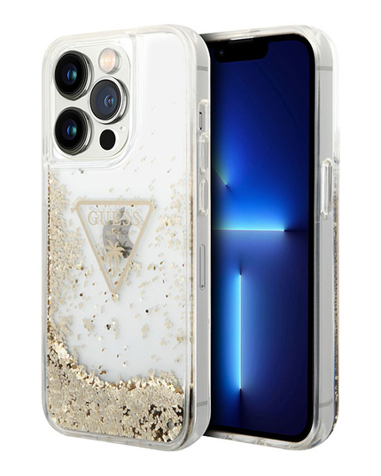 Torbica Guess Hc Liquid Glitter Triangle za iPhone 14 Pro 6.1  (GUHCP14LLFCTPT)