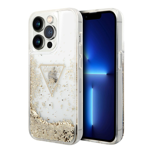 Torbica Guess Hc Liquid Glitter Triangle za iPhone 14 Pro 6.1  (GUHCP14LLFCTPT)