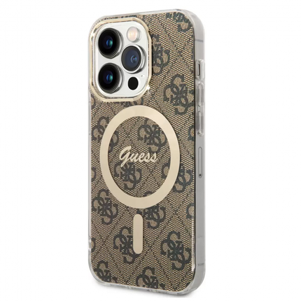 Torbica Guess Hc Magsafe IML 4G Pattern za iPhone 15 Pro 6.1  (GUHMP15LH4STW)