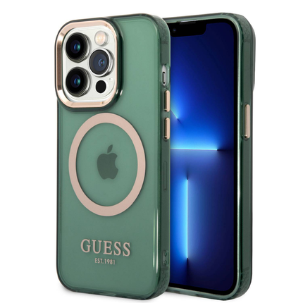 Torbica Guess Hc Magsafe Outline Translucent za iphone 14 Pro 6.1  (GUHMP14LHTCMA)