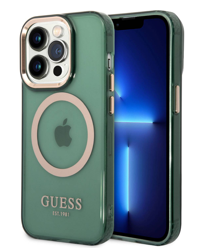Torbica Guess Hc Magsafe Outline Translucent za iphone 14 Pro 6.1  (GUHMP14LHTCMA)