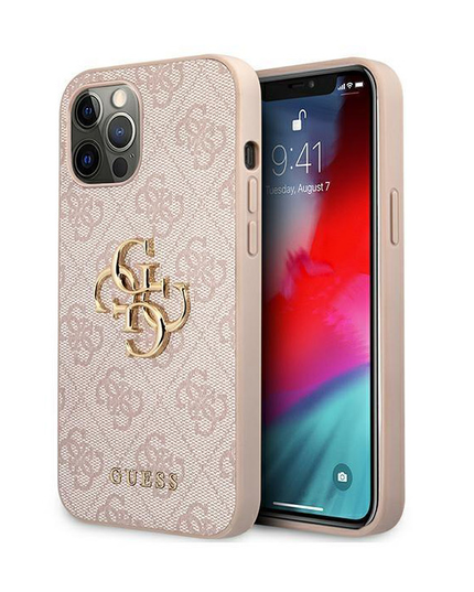 Torbica Guess Hc PC 4G Big Metal Logo za iPhone 12 Pro Max 6.7 (GUHCP12L4GMGPI)